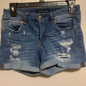 Aeropostale distressed Jean shorts